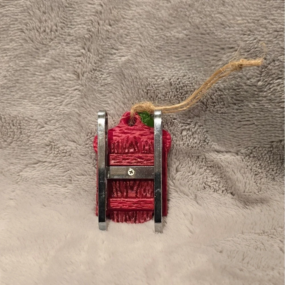 Ganz Personalized‎ Snowman Sled Christmas Ornament 